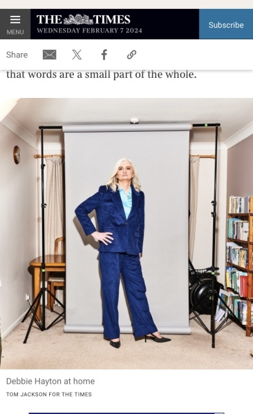 Stephanie Hayton in The Times