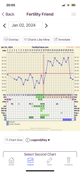 BBT CHART