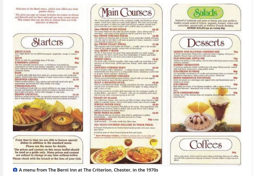 Why was a glass of orange juice a starter?