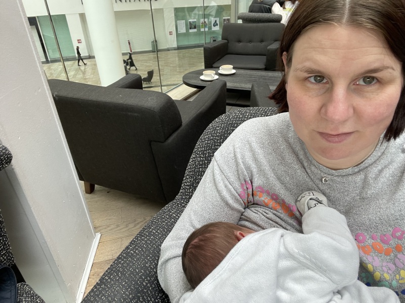 My husband thinks breastfeeding women should be more classy