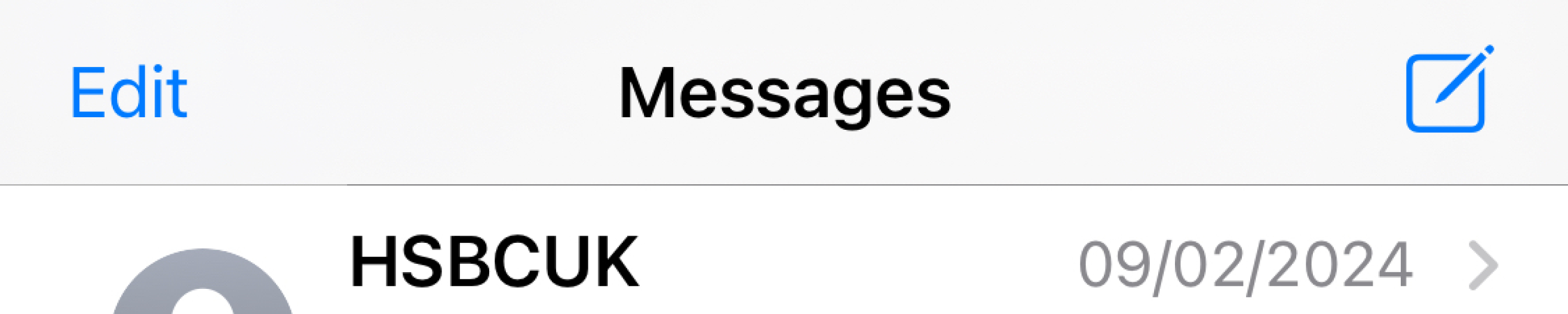 Has anyone else has this text from HSBC UK?