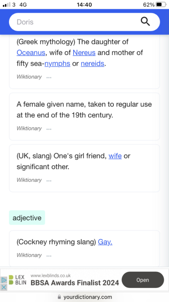 Nickname for Doris