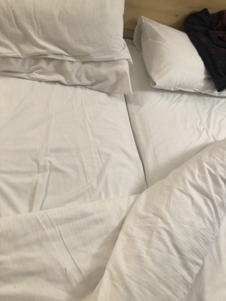 To think we should get the double room?