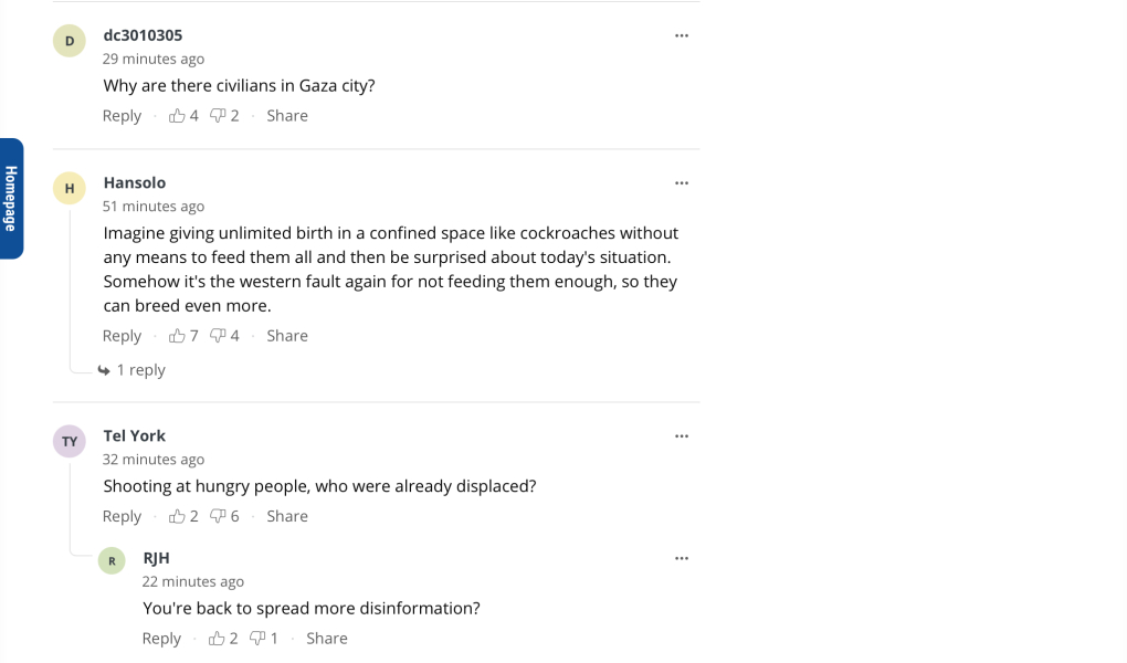 This is the reality of what Israeli is doing.