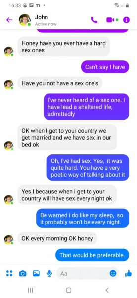 I am being catfished right now!