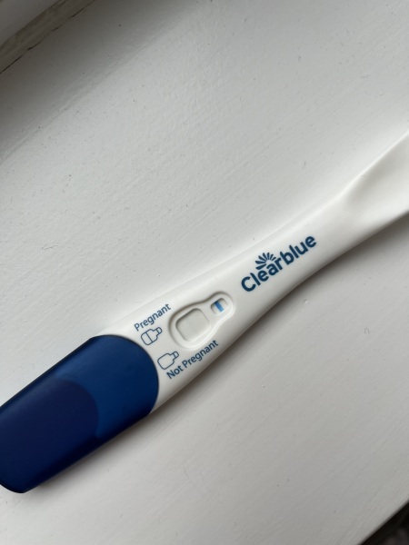 Clear blue test. Evap line or positive