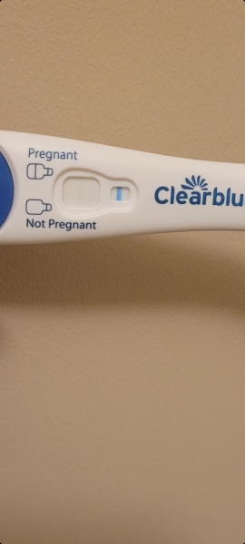 Faint line 10dpo