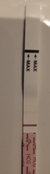 After the 3-5 min window, easy@home pregnancy