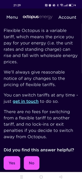 Anyone with Octopus Energy?