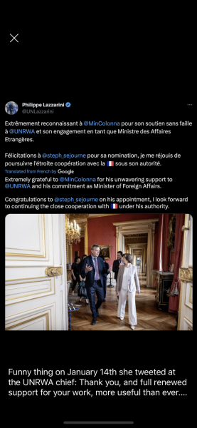 To find the silence about UNRWA being Hamas hypocritical