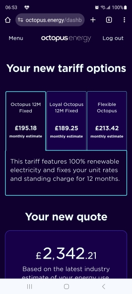 Anyone with Octopus Energy?