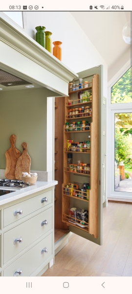 To get read of utility room/ area off kitchen and make it into a larder?
