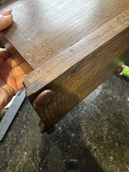 How old would you say this writing / letter rack is?