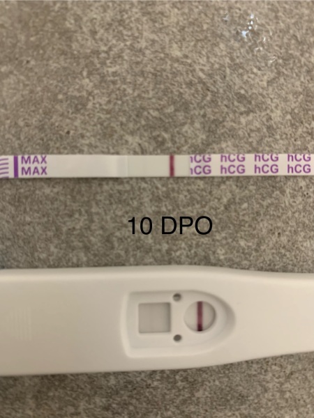 Faint positive, 6 day bleed, now dark positive???