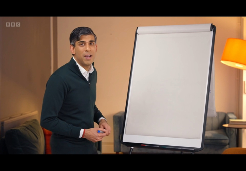 Did anyone see Rishi and his flip chart?!