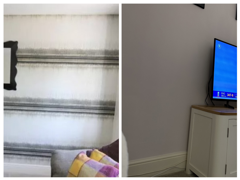 DH wants to paint over wallpaper