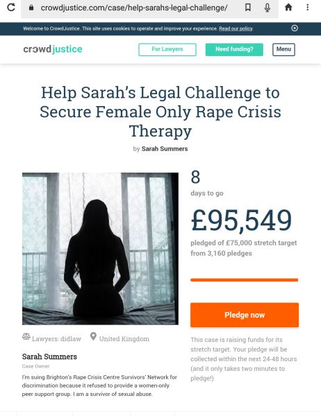Big update on Rape Crisis legal challenge