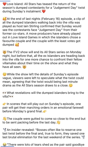 Love Island All Stars 2024 - Thread 2 - I See Dead People