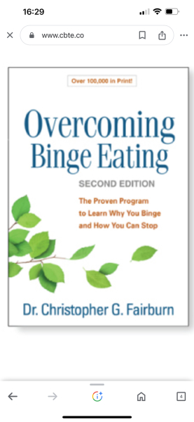 Dd (20) with binge eating disorder returning home next month