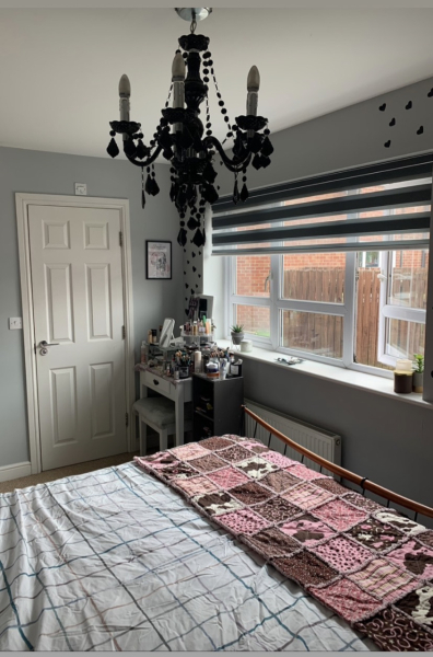 What colour are your bedroom walls and curtains?