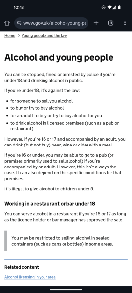 Should DD have been served alcohol?