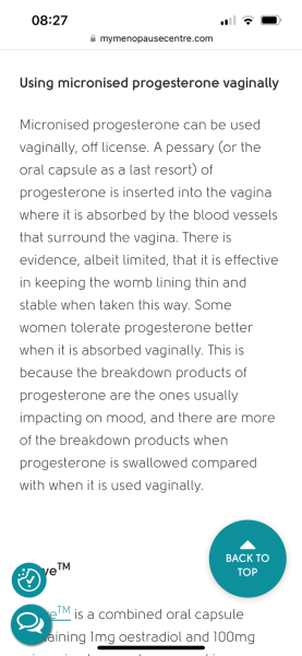 Right or wrong type of Utrogestan