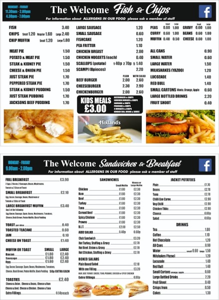 How much would this cost in your local chippy