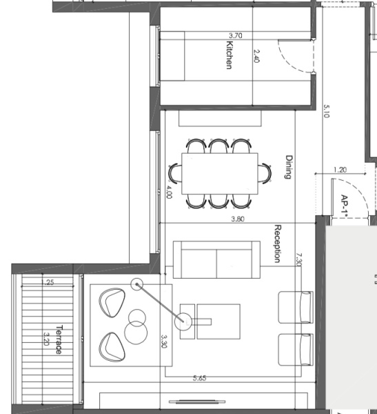 Open plan kitchen/family room help