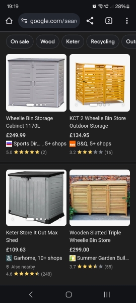 Exciting thread about wheelie bins