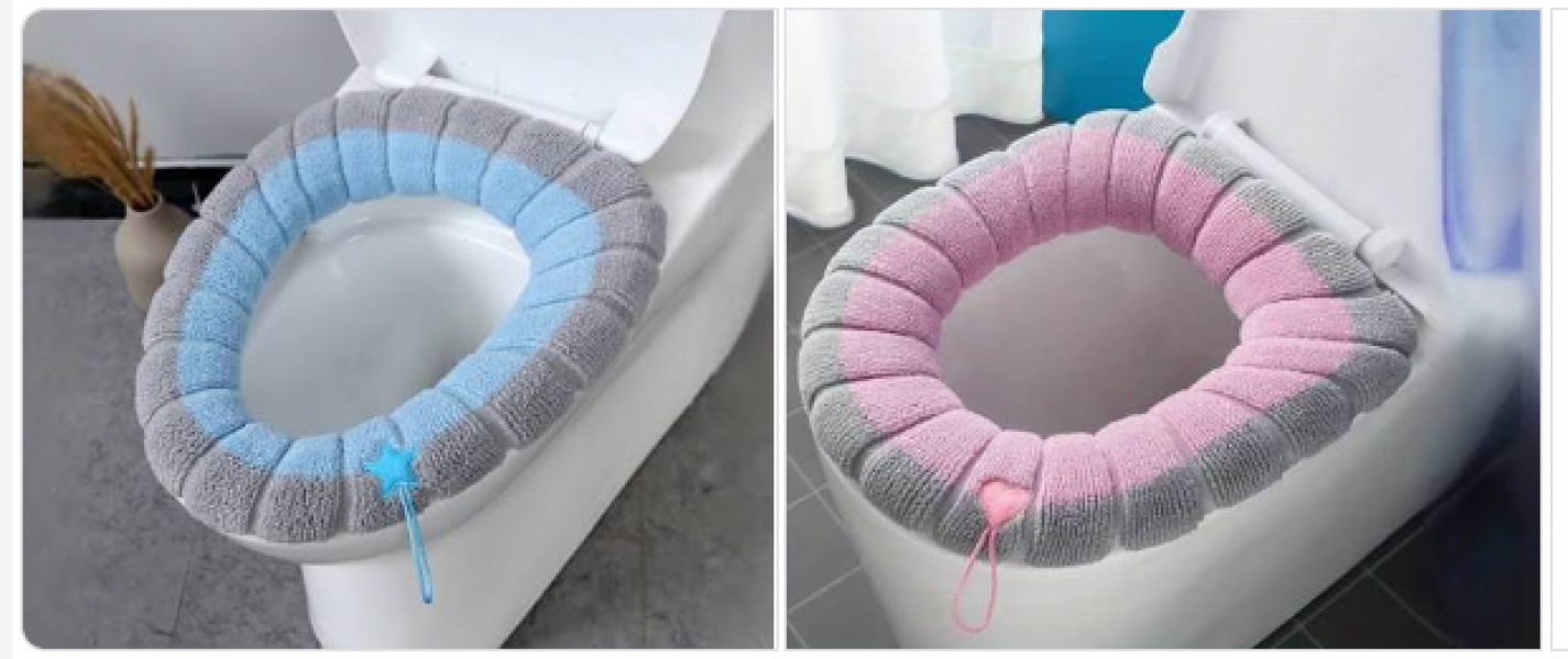 Toilet seat cushion/ cover/ germ holder?!