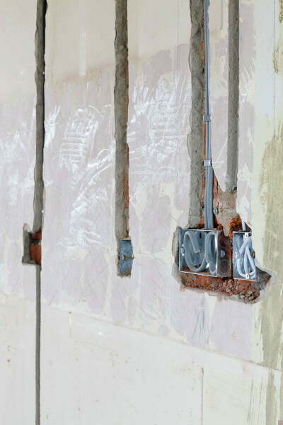 bathroom suite cost & electric rewiring mess :(