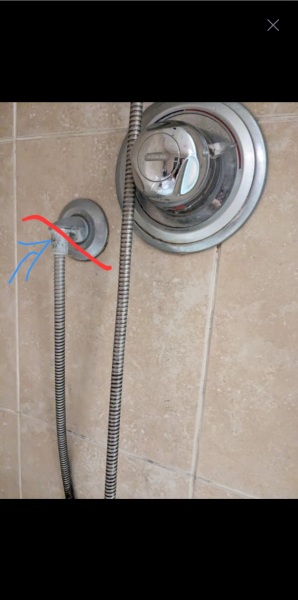 Pic included :how do I replace this please, shower hose