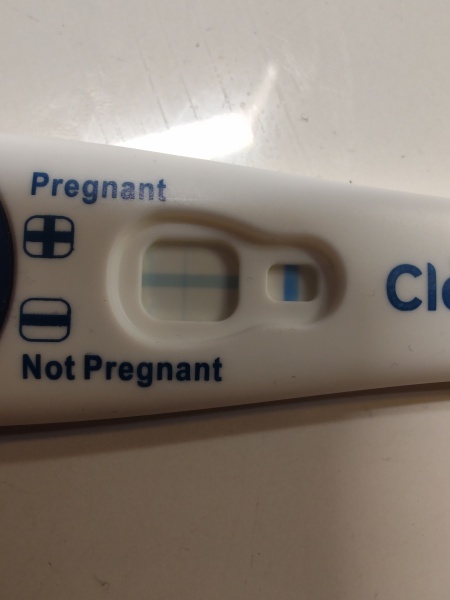 Faint positive Clear Blue