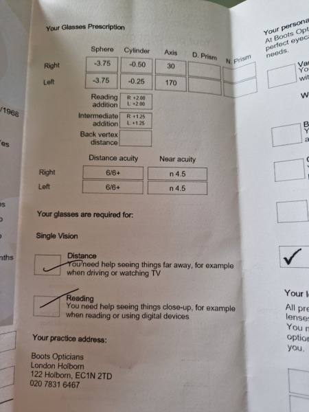 What to do about glasses
