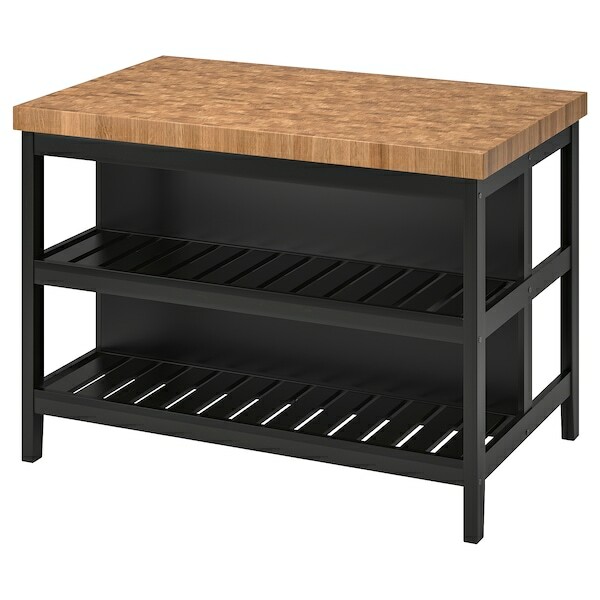 Light rings on Ikea island worktop