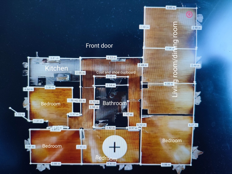 Floor plan help - dead space, with no windows