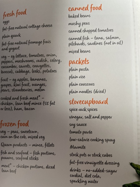 Joining this week - any staple foods I should ensure I buy in readiness?