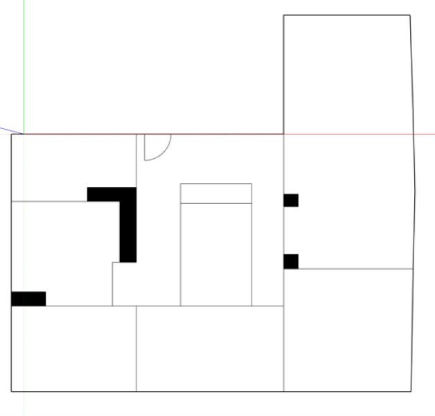Floor plan help - dead space, with no windows