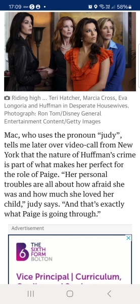 Uses the pronoun "judy"