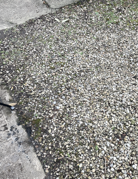 Can I pave my grotty gravel patio?