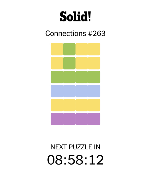 NYT Connections - some more tenuous than others