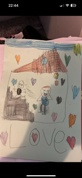 ...to think this is a really good drawing for a four year old!