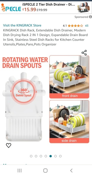 Most exciting thread of the year. Ready.... Tell me about your washing up drainer thing!