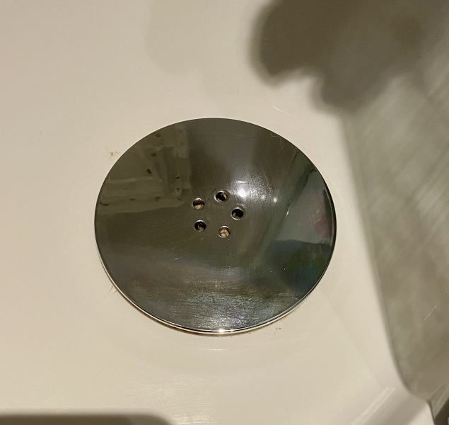 Does anyone know how to remove this shower drain cover? 