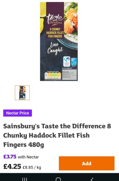 What's good from Sainsburys?