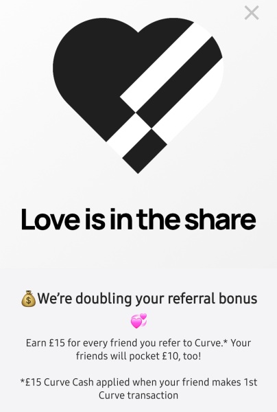 Curve £10 FREE Plus £15 For Each Successful Referral - LIMITED OFFER