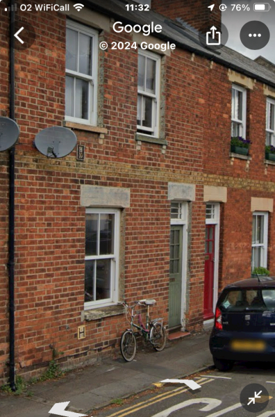 To lock my DD's bike to a telegraph pole outside our house?