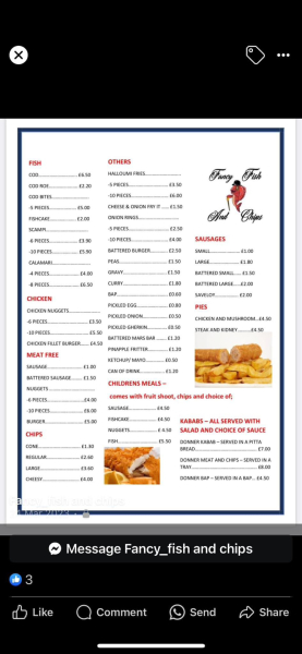 How much would this cost in your local chippy