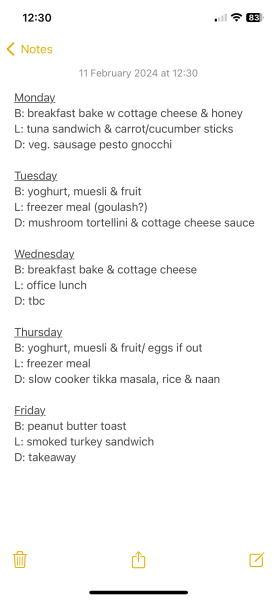 Tell me at one or two small thing you've done to make your life easier