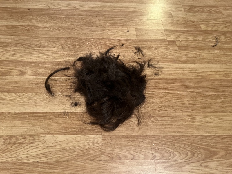 Fighting urge to cut all my hair off